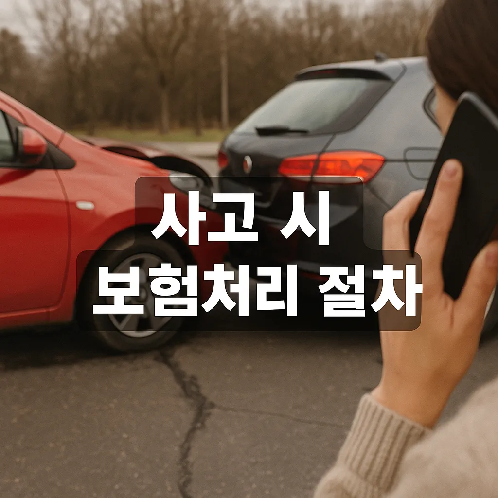 사고 시 보험처리 절차｜자동차 사고 후 해야 할 일 A to Z - 사고 시 보험처리 절차