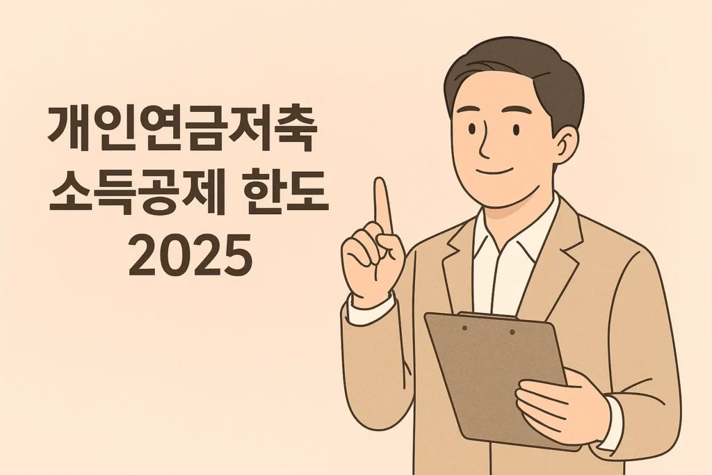 개인연금저축 소득공제 한도｜세액공제 제대로 받는 법