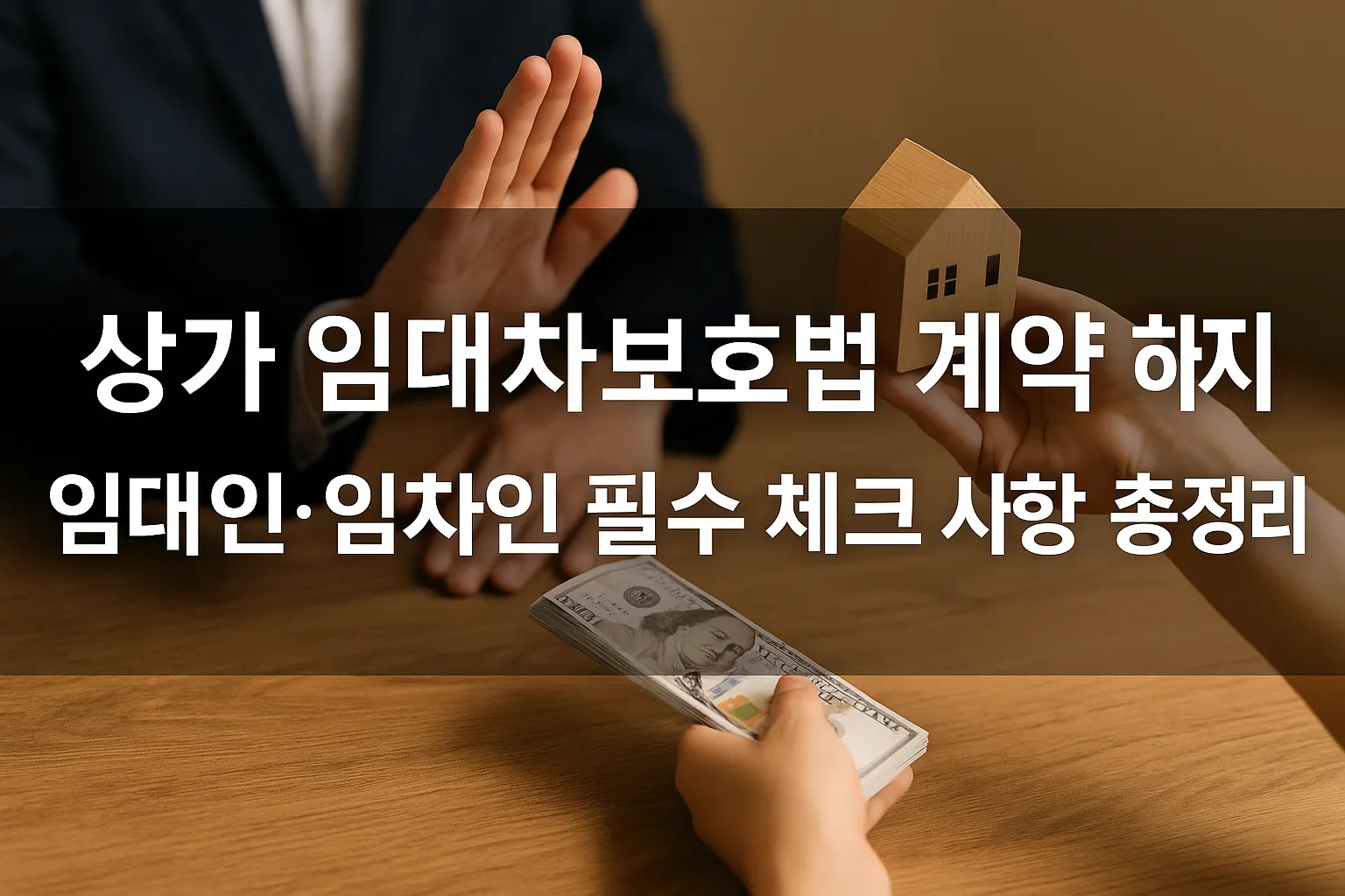상가 임대차보호법 계약 해지 – 임대인·임차인 필수 체크 사항 총정리