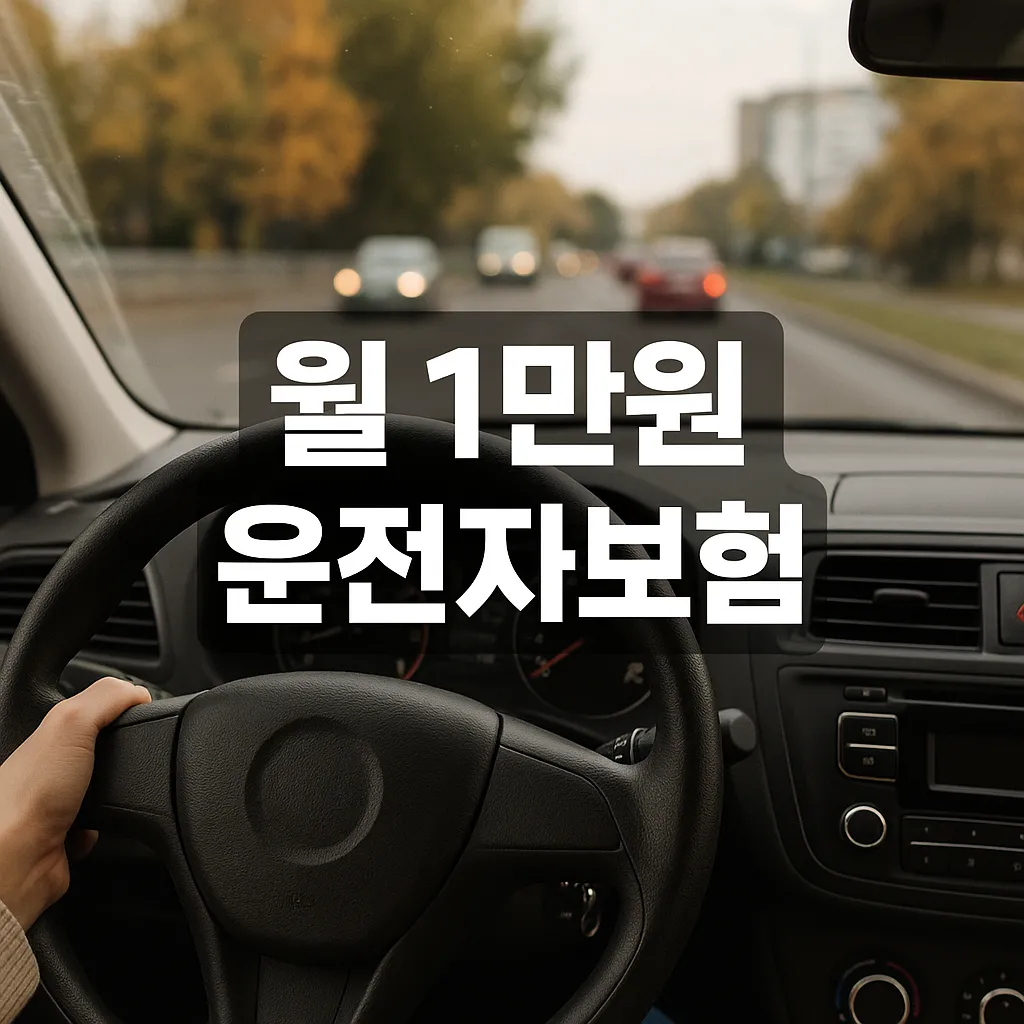 월 1만원 운전자보험, 보장 실화일까?|저렴한 보험의 진짜 속사정 - 월 1만원 운전자보험