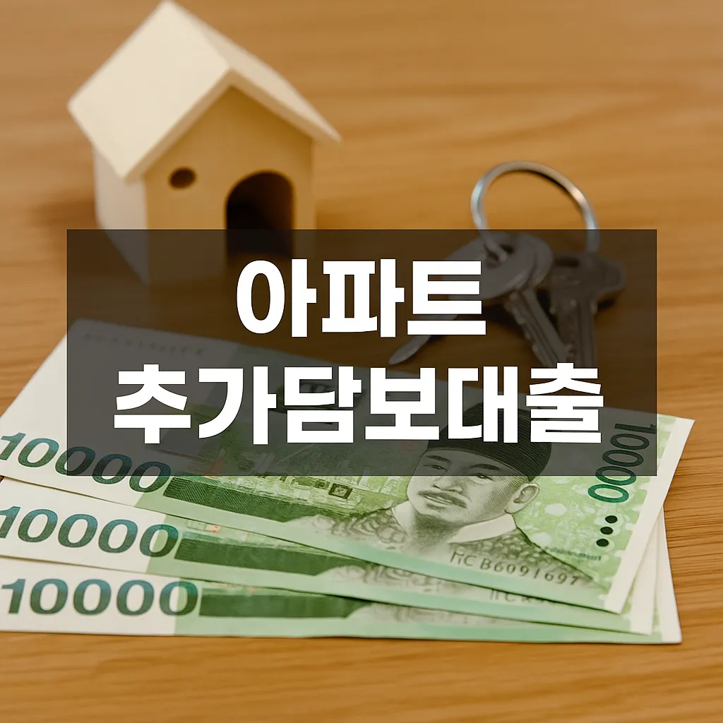 아파트 추가담보대출｜남은 담보가치로 자금 조달하는 방법 - 아파트 추가담보대출