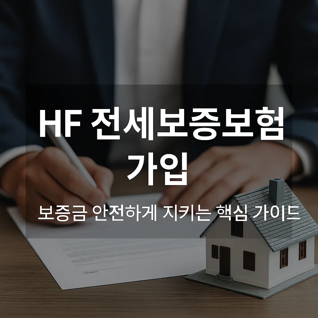 HF 전세보증보험 가입 방법! 보증금 안전하게 지키는 핵심 가이드