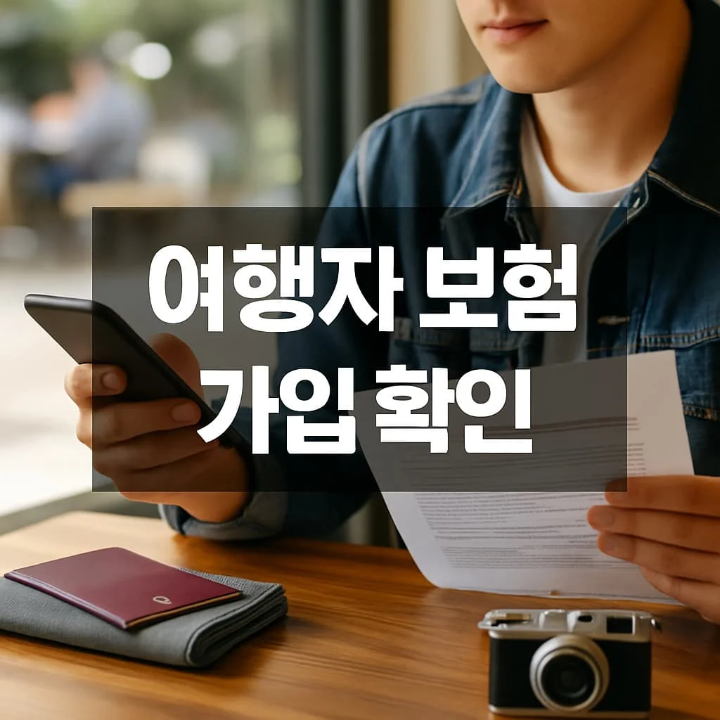 여행자 보험 가입 확인 방법 완벽 가이드: 출국 전 꼭 확인하세요!