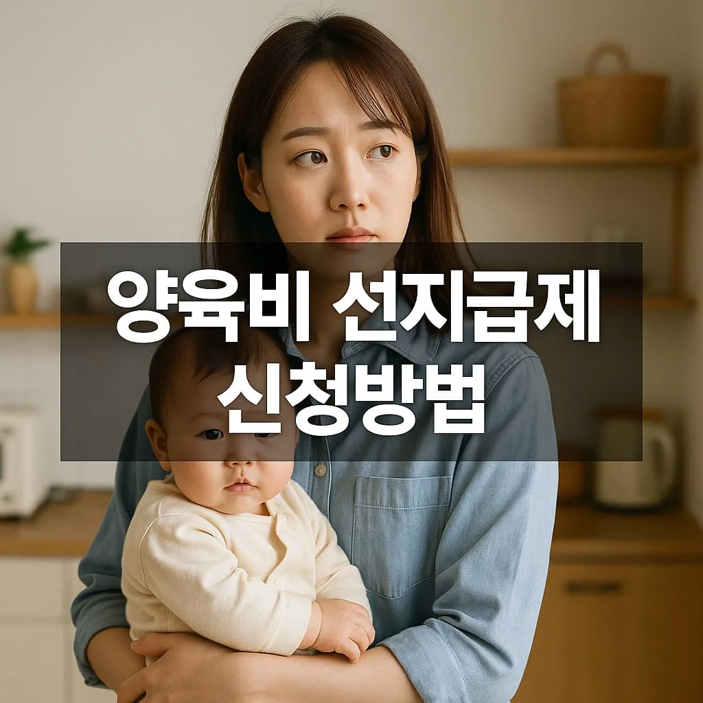 양육비 선지급제 신청방법 – 한부모가정의 희망, 정확한 절차 총정리 - 양육비 선지급제