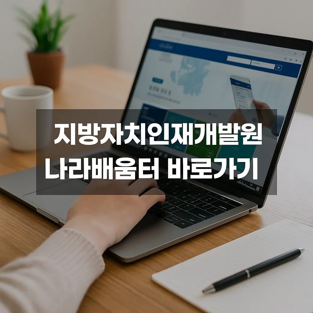 지방자치인재개발원 나라배움터 바로가기 및 이용 방법 완벽 가이드 - 지방자치인재개발원