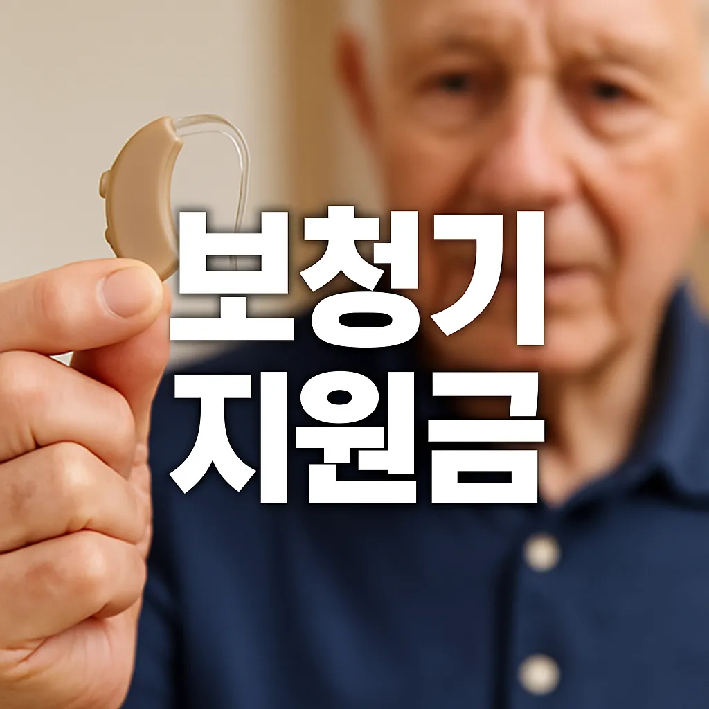보청기 지원금 – 국가 보조금 대상, 신청방법, 금액 총정리 - 보청기 지원금