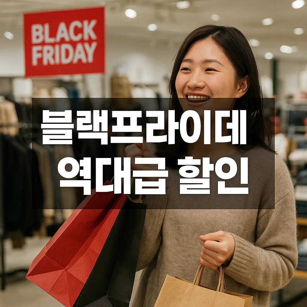 오늘이 절정! 2025 블랙프라이데이 역대급 할인 득템 가이드 - 블랙프라이데이 역대급 할인