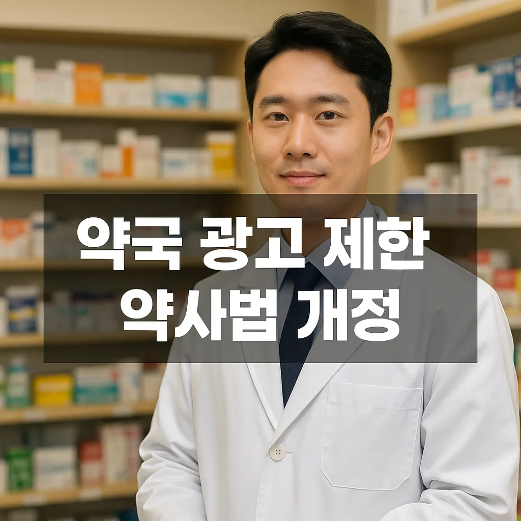 오늘부터 약국 광고 이렇게 바뀐다! 약사법 개정안 핵심 정리 - 약국 광고 제한 약사법 개정