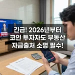 2026년 달라지는 부동산 자금조달계획서: 가상화폐 매각대금 기재 필수는?