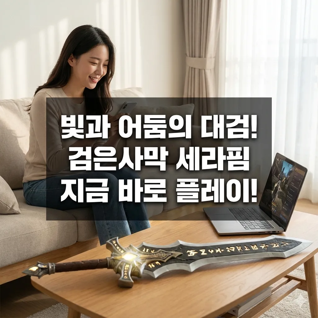 검은사막 신규 클래스 세라핌 전격 출시! 압도적인 비주얼과 스킬 완벽 해부 - 빛과 어둠의 대검! 검은사막 세라핌 지금 바로 플레이!