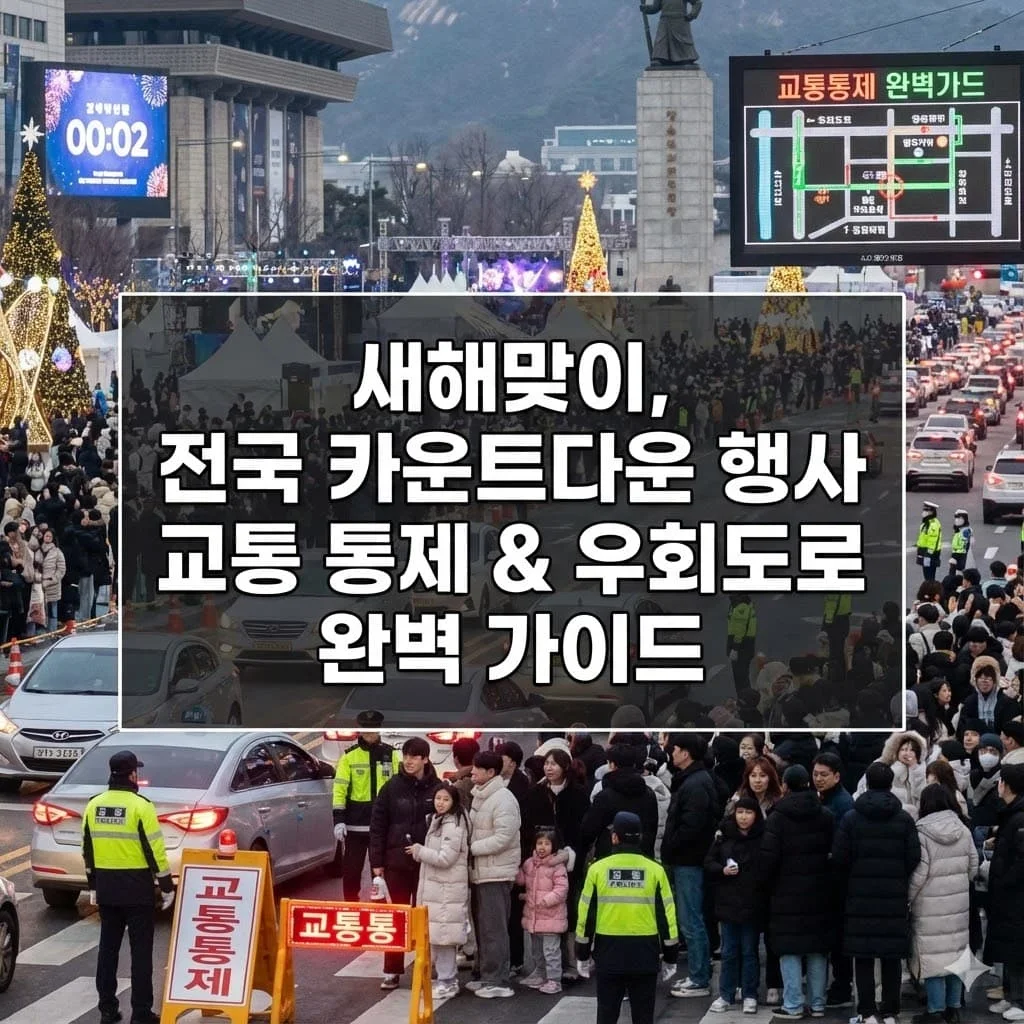 새해맞이, 전국 카운트다운 행사 교통 통제 & 우회도로 완벽 가이드