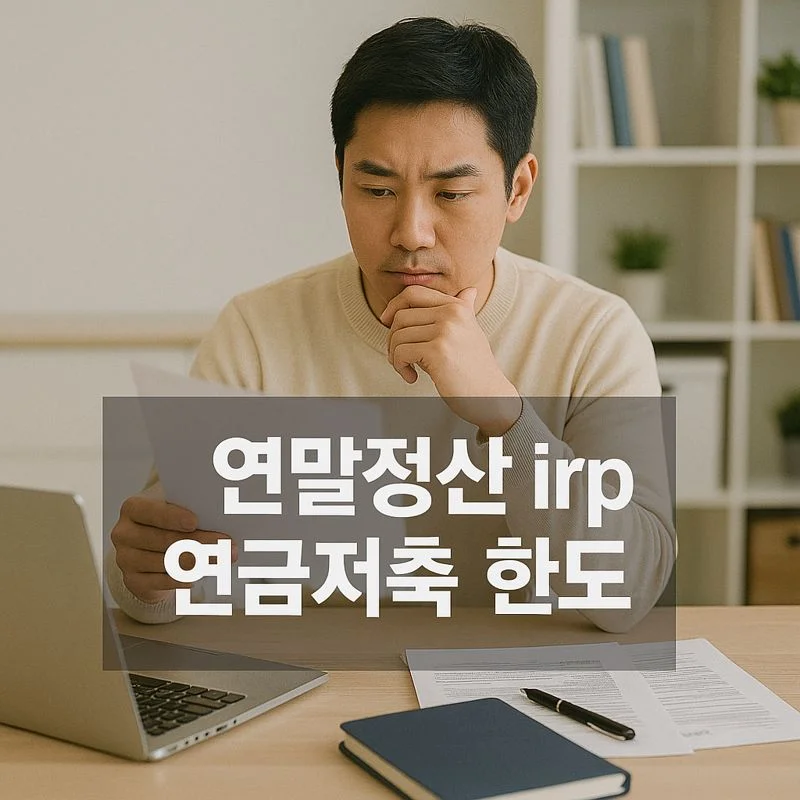 연말정산 irp 연금저축 한도