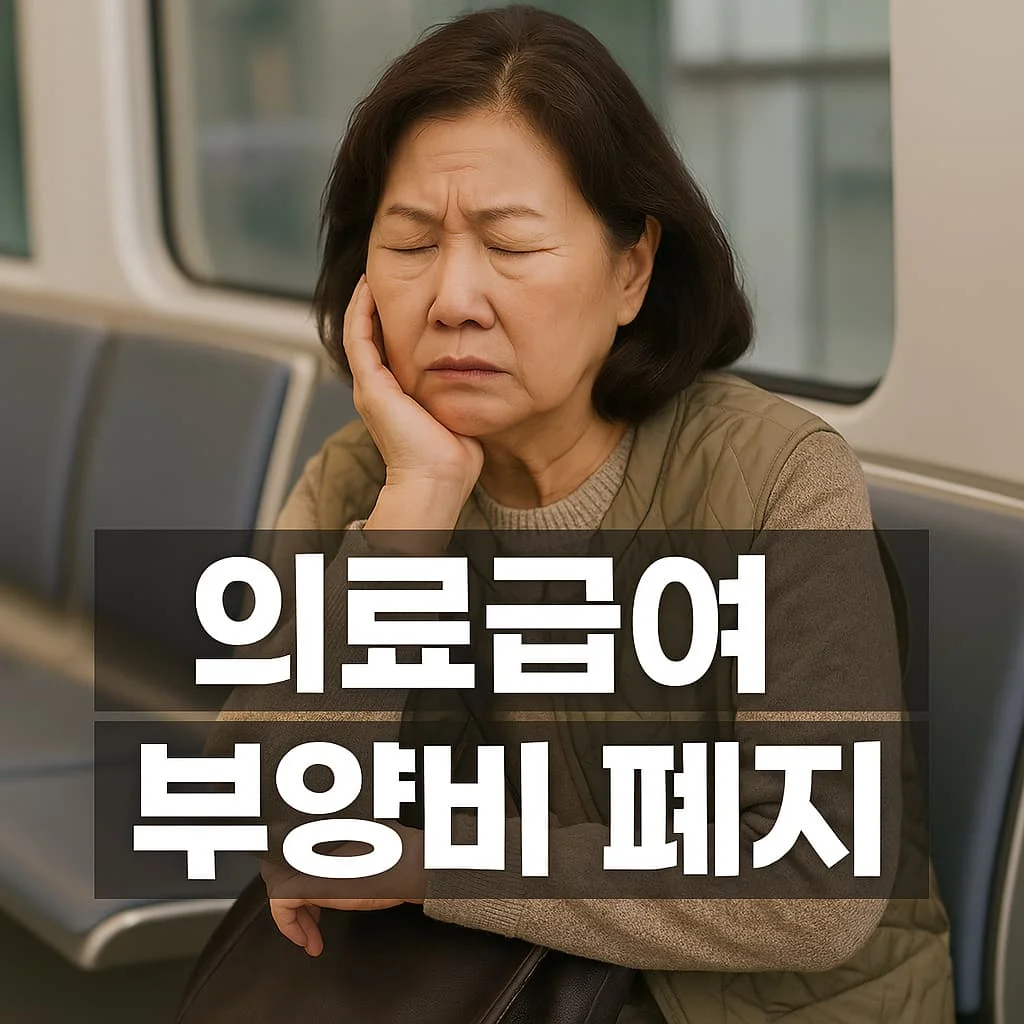 의료급여 부양비 26년 만에 폐지, 내년부터 누가 혜택받나?
