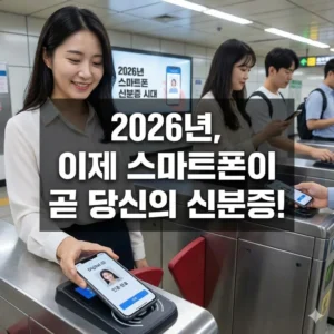 2026년 모바일 신분증 시대, 당신의 일상은?
