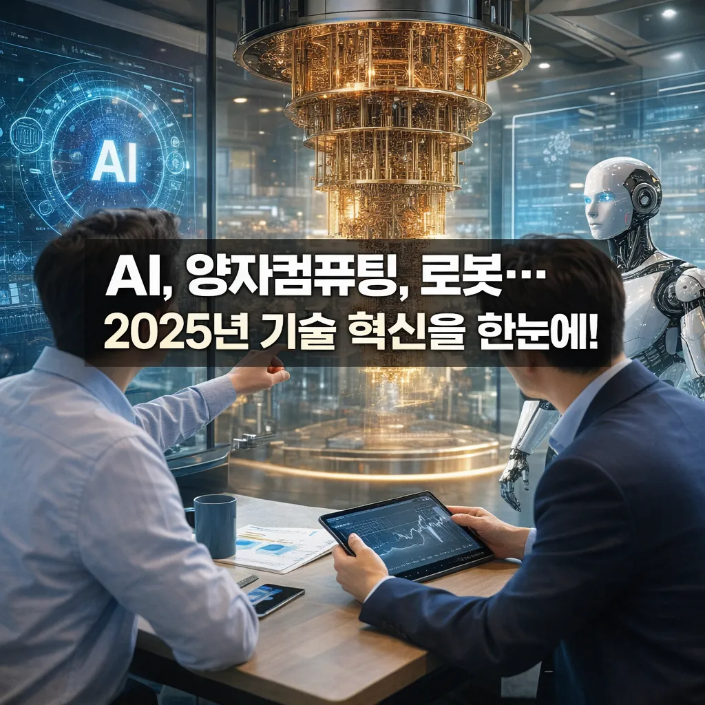 2025년을 뒤흔든 기술 트렌드 TOP 5와 2026년 전망 - AI, 양자컴퓨팅, 로봇… 2025년 기술 혁신을 한눈에!