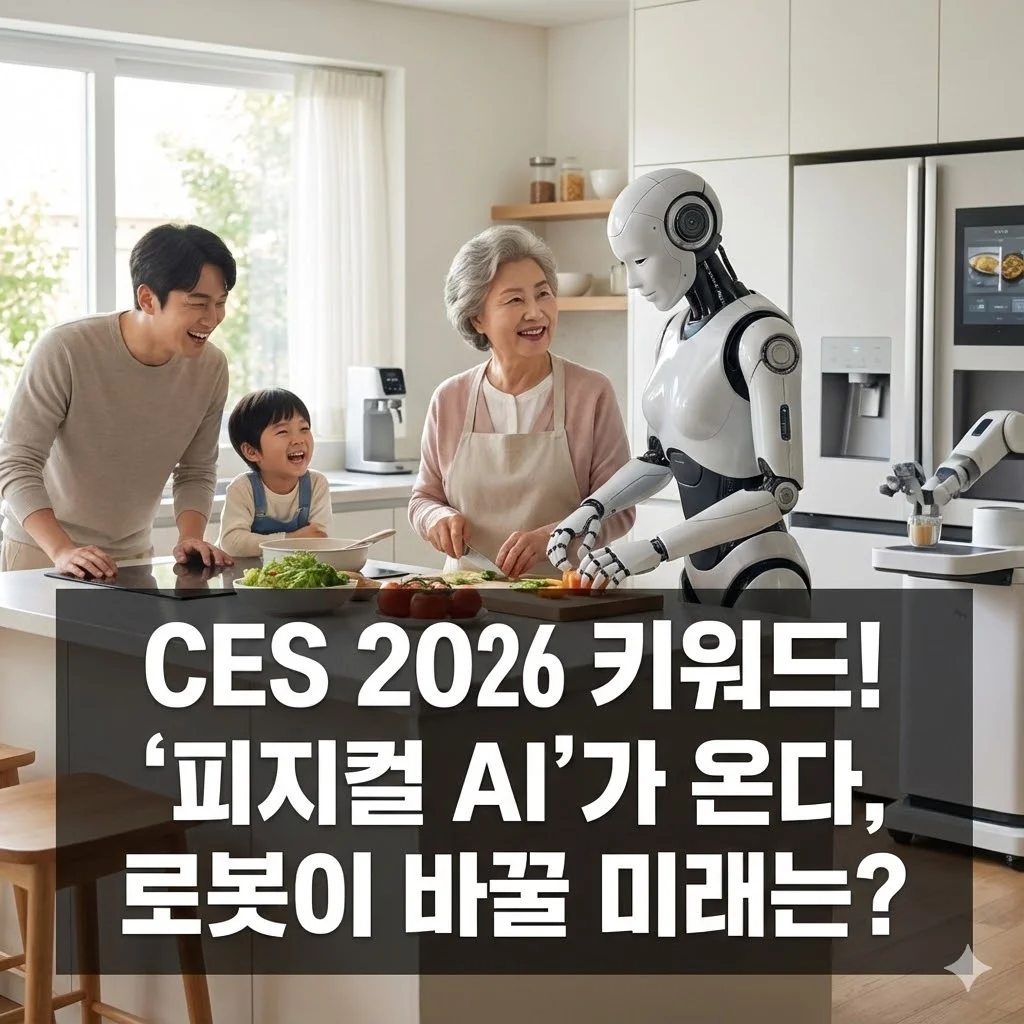 CES 2026 미리보기: ‘피지컬 AI’ 시대 개막! 한국 로봇 생태계 전략은? - CES 2026 키워드! '피지컬 AI'가 온다, 로봇이 바꿀 미래는
