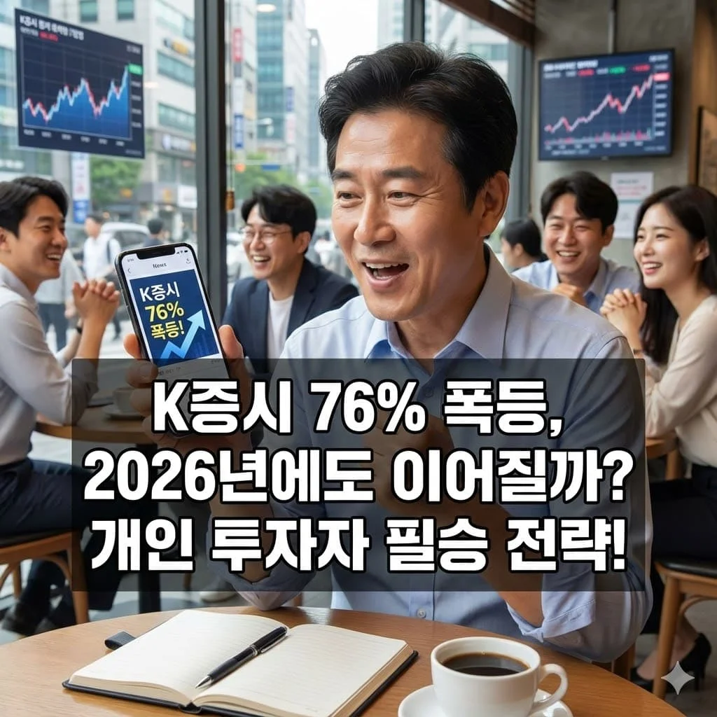 K증시 76% 폭등, 2026년에도 이어질까? 개인 투자자 필승 전략!