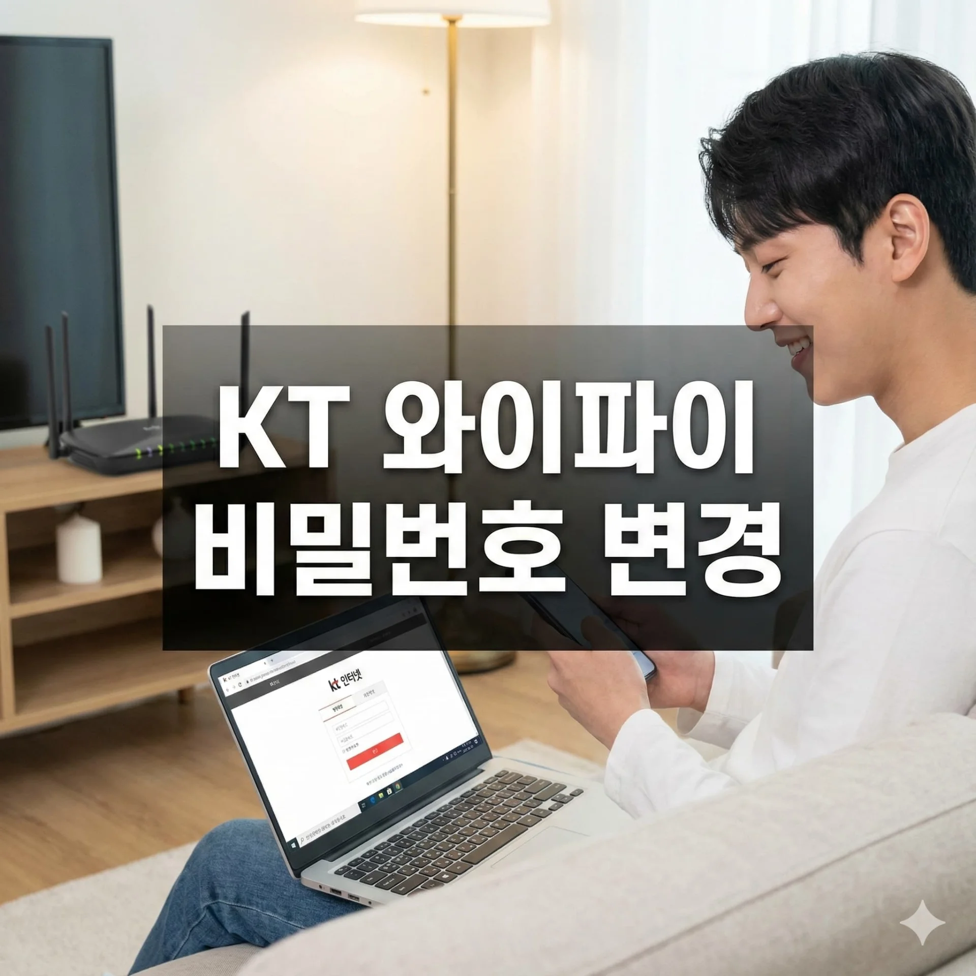 KT 와이파이 비밀번호 변경