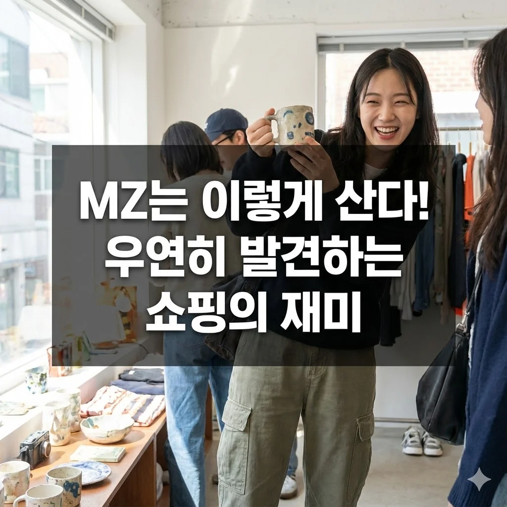 검색은 옛말? MZ세대가 빠져든 발견형 쇼핑 트렌드 심층 분석 - MZ는 이렇게 산다! 우연히 발견하는 쇼핑의 재미
