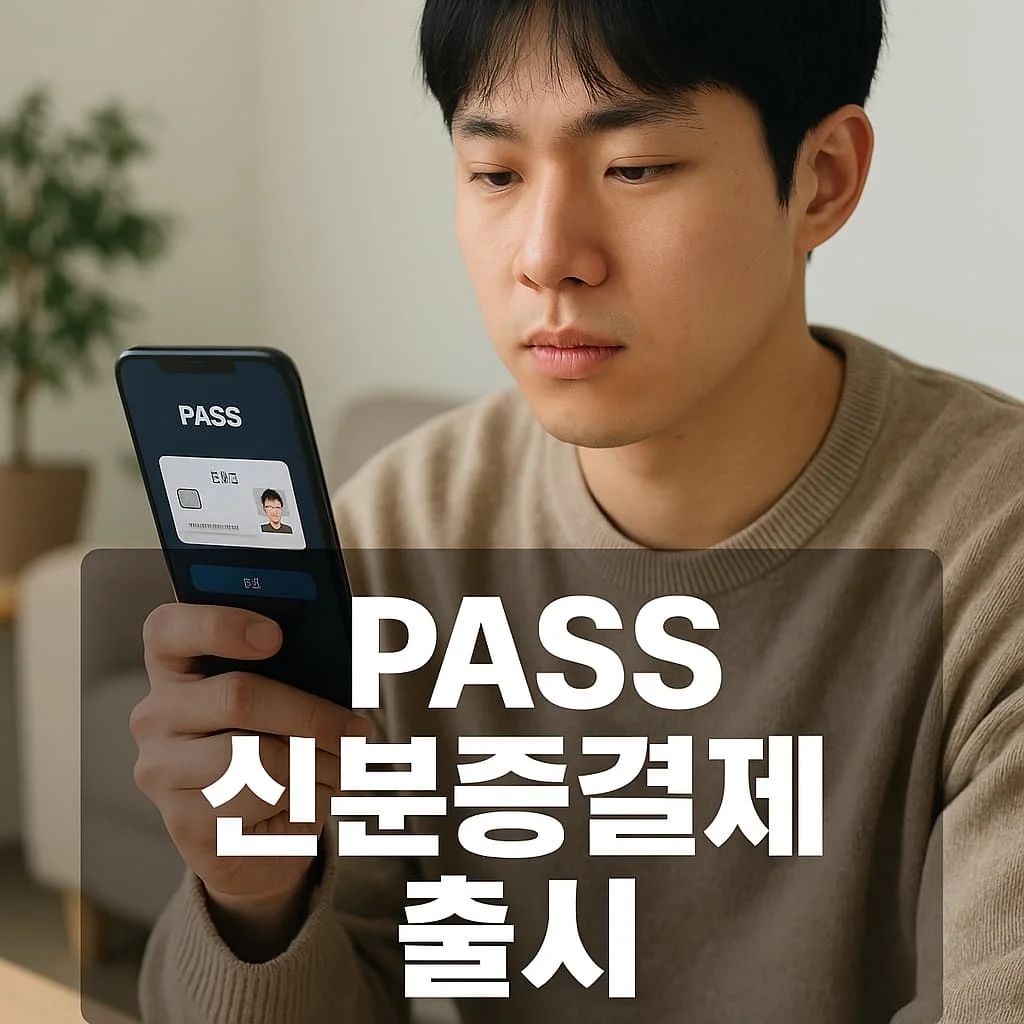PASS 신분증결제로 성인 인증+결제를 한 번에! - PASS 신분증결제 출시