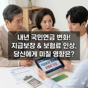 2026년 국민연금, 이렇게 바뀐다! 국가 지급보장 & 보험료율 조정