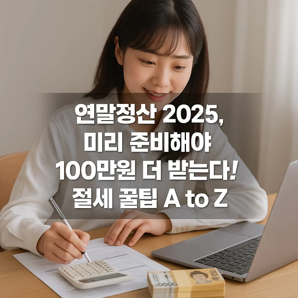 연말정산 2025, 미리 준비해야 100만원 더 받는다!