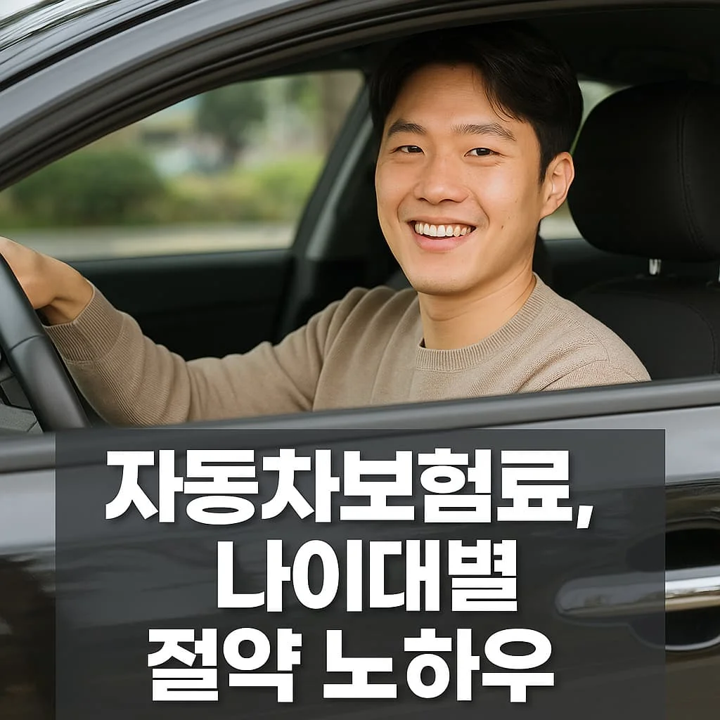자동차보험료, 나이대별 절약 노하우