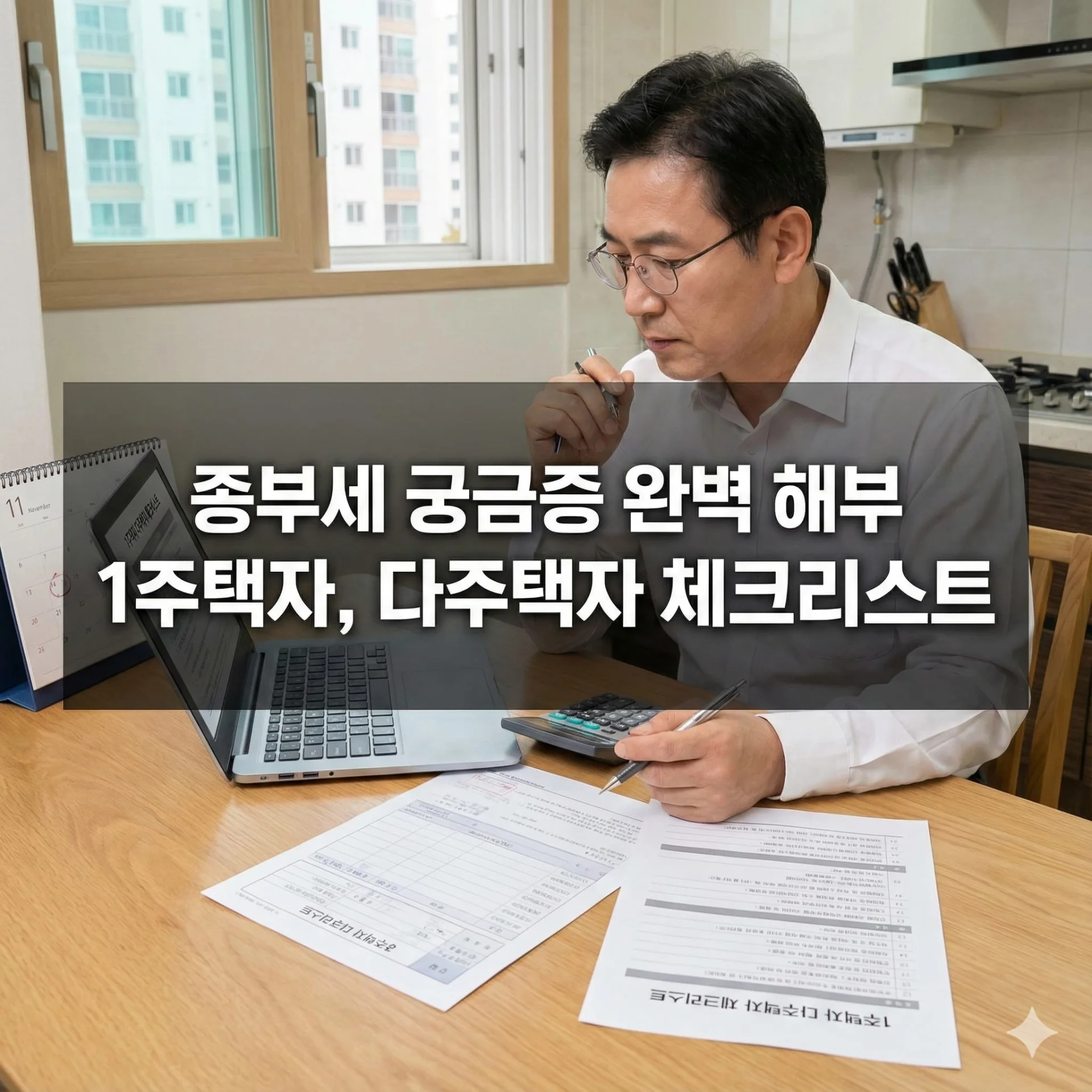 종부세 궁금증 완벽 해부 1주택자, 다주택자 체크리스트