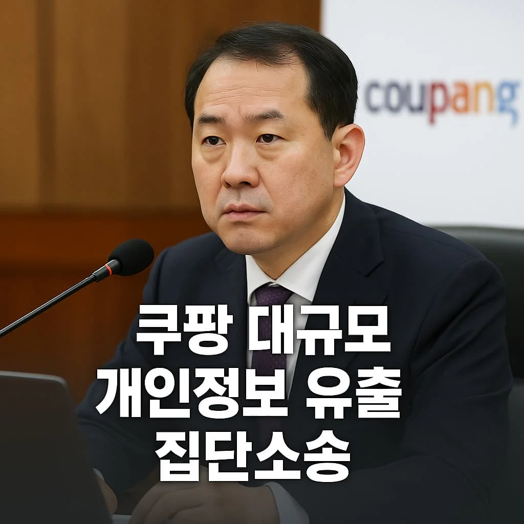 쿠팡 대규모 개인정보 유출 집단소송