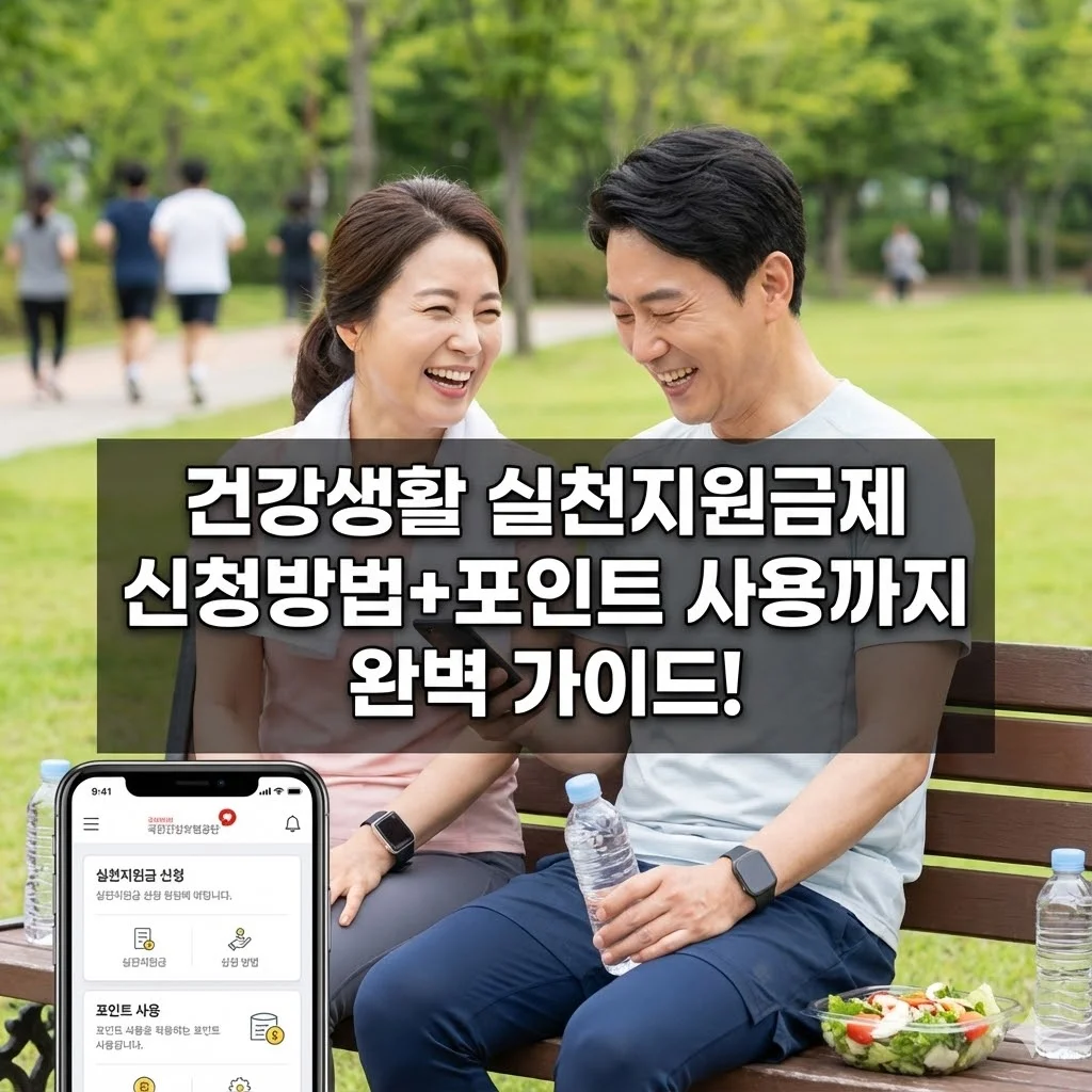 건강생활 실천지원금제 신청방법+포인트 사용까지 완벽 가이드!