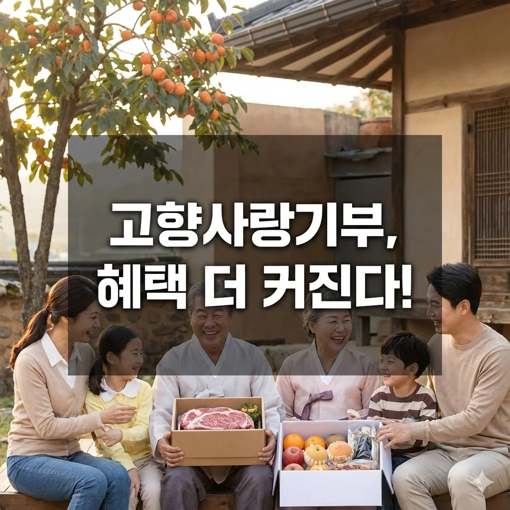 2026년 고향사랑기부금, 세액공제 혜택 2배? 똑똑하게 기부하는 법 - 고향사랑기부, 혜택 더 커진다!