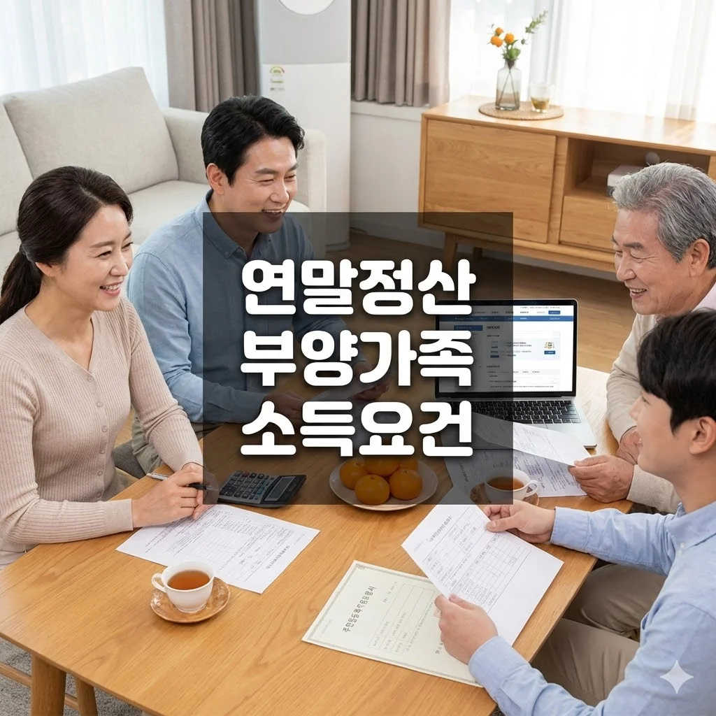 연말정산 부양가족 소득요건 - 연말정산 부양가족 소득요건
