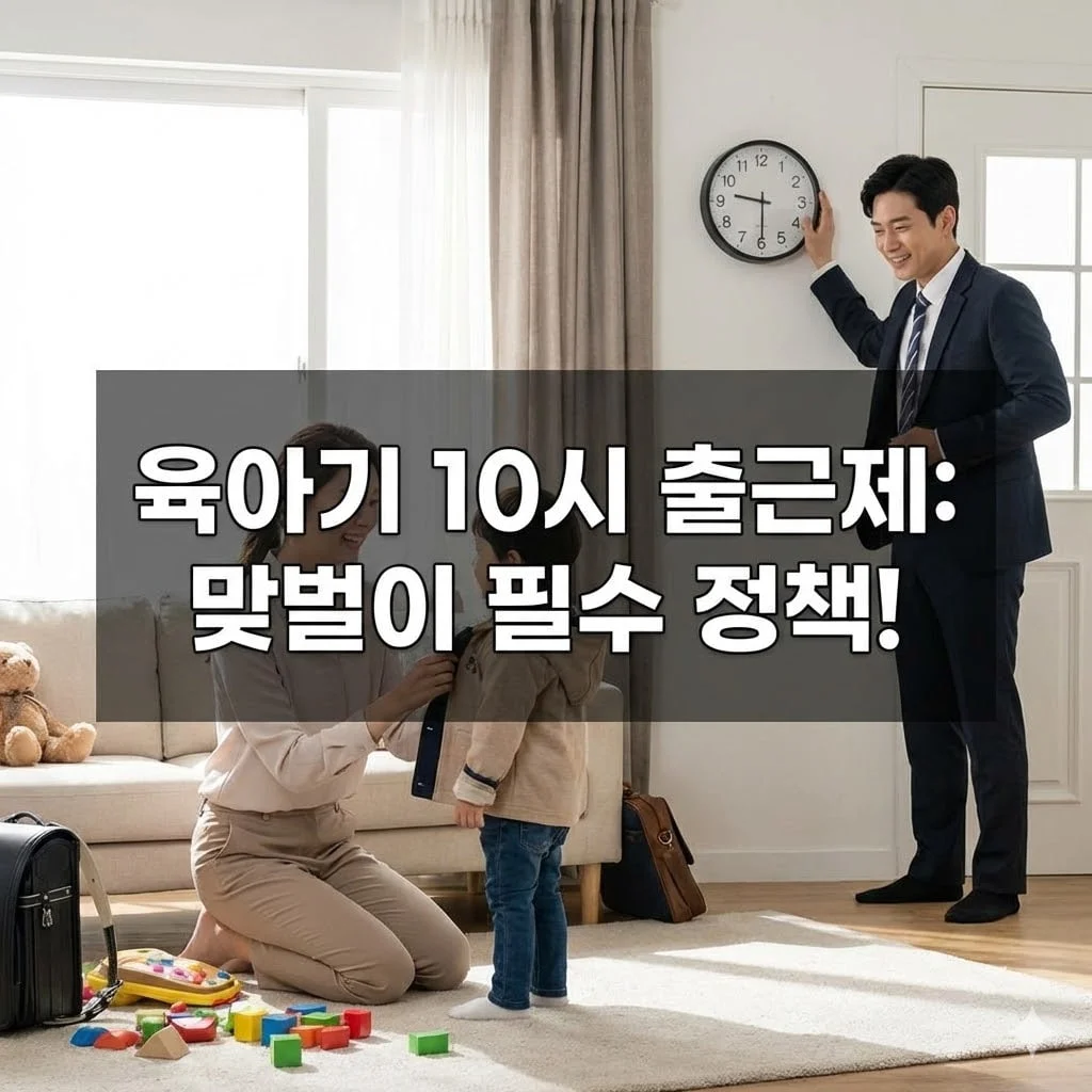 육아기 10시 출근제 핵심 내용과 신청 방법 총정리 - 육아기 10시 출근제, 맞벌이 필수 정책!
