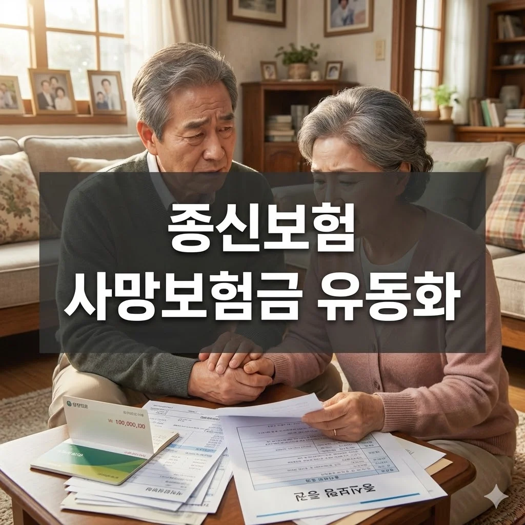 종신보험 사망보험금 유동화, 노후 자금 생전에 당겨 쓰는 현명한 방법