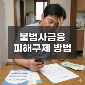 불법사금융 피해구제 방법, 원금 이자 모두 무효! 구제 방법 총정리
