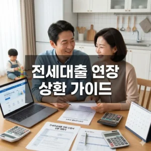 전세대출 연장 상환 가이드