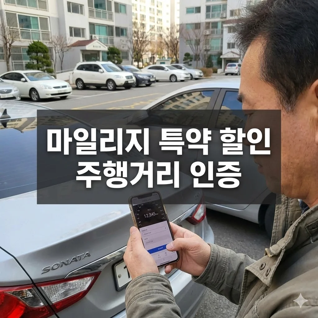 마일리지 특약 할인 주행거리 인증 - 마일리지 특약 할인 주행거리 인증