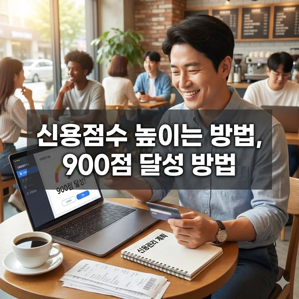 신용점수 높이는 방법, 900점 달성 방법 - 신용점수 높이는 방법, 900점 달성 방법