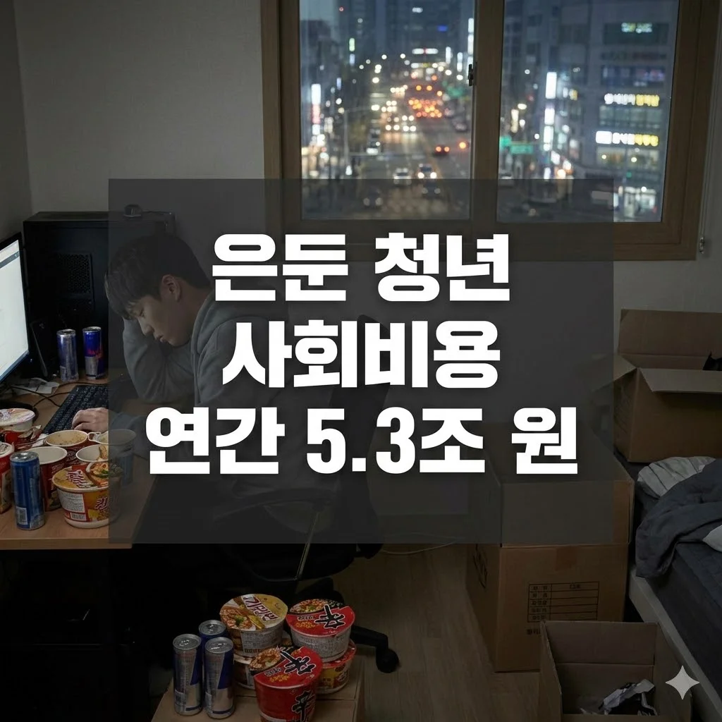 은둔 청년 사회비용 연간 5.3조 원, 우리가 마주한 그림자 - 은둔 청년 사회비용 연간 5
