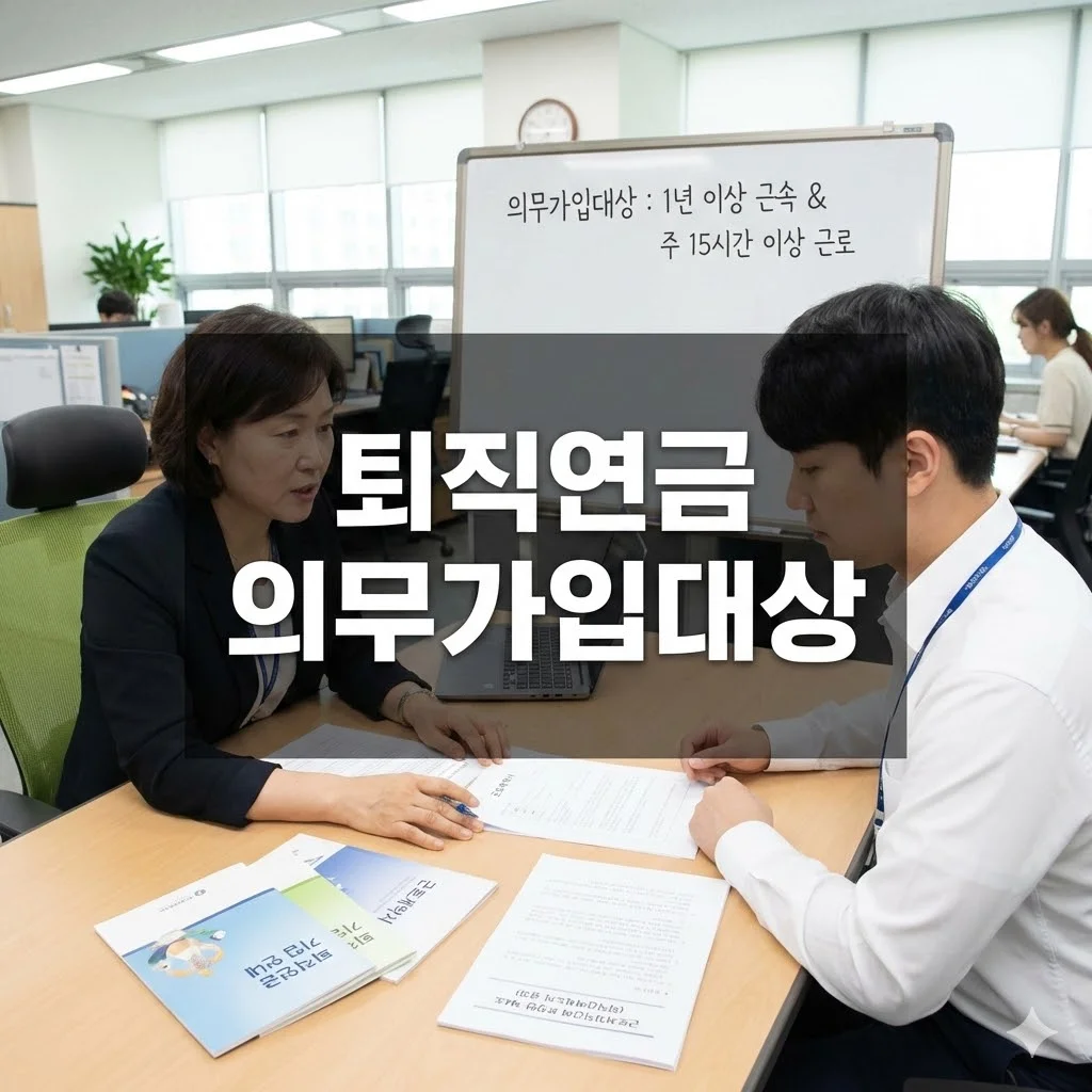 퇴직연금 의무가입대상, 모든 사업장의 필수 지침! - 퇴직연금 의무가입대상