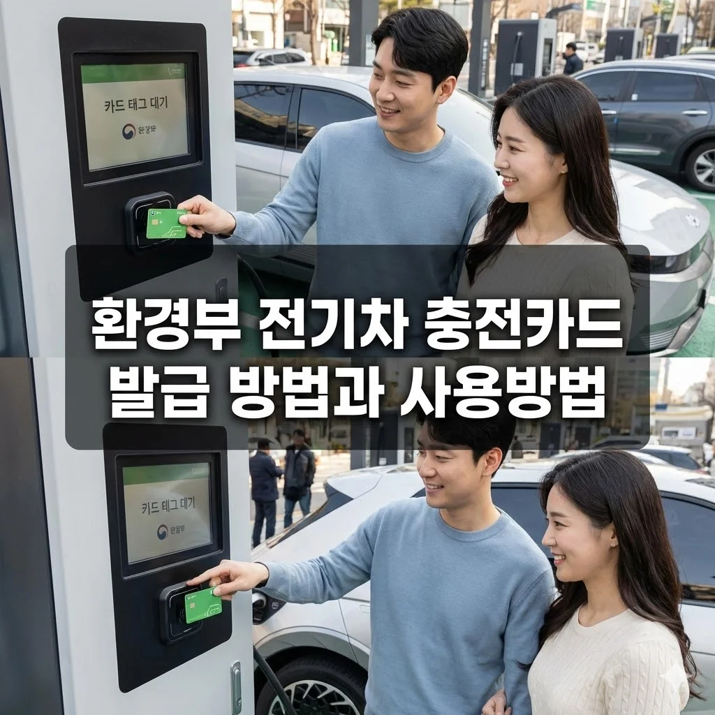 환경부 전기차 충전카드 발급 방법과 사용방법 완벽 가이드! - 환경부 전기차 충전카드 발급 방법과 사용방법