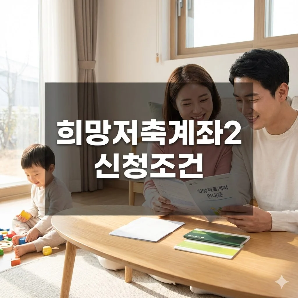 희망저축계좌2 신청조건 - 희망저축계좌2 신청조건