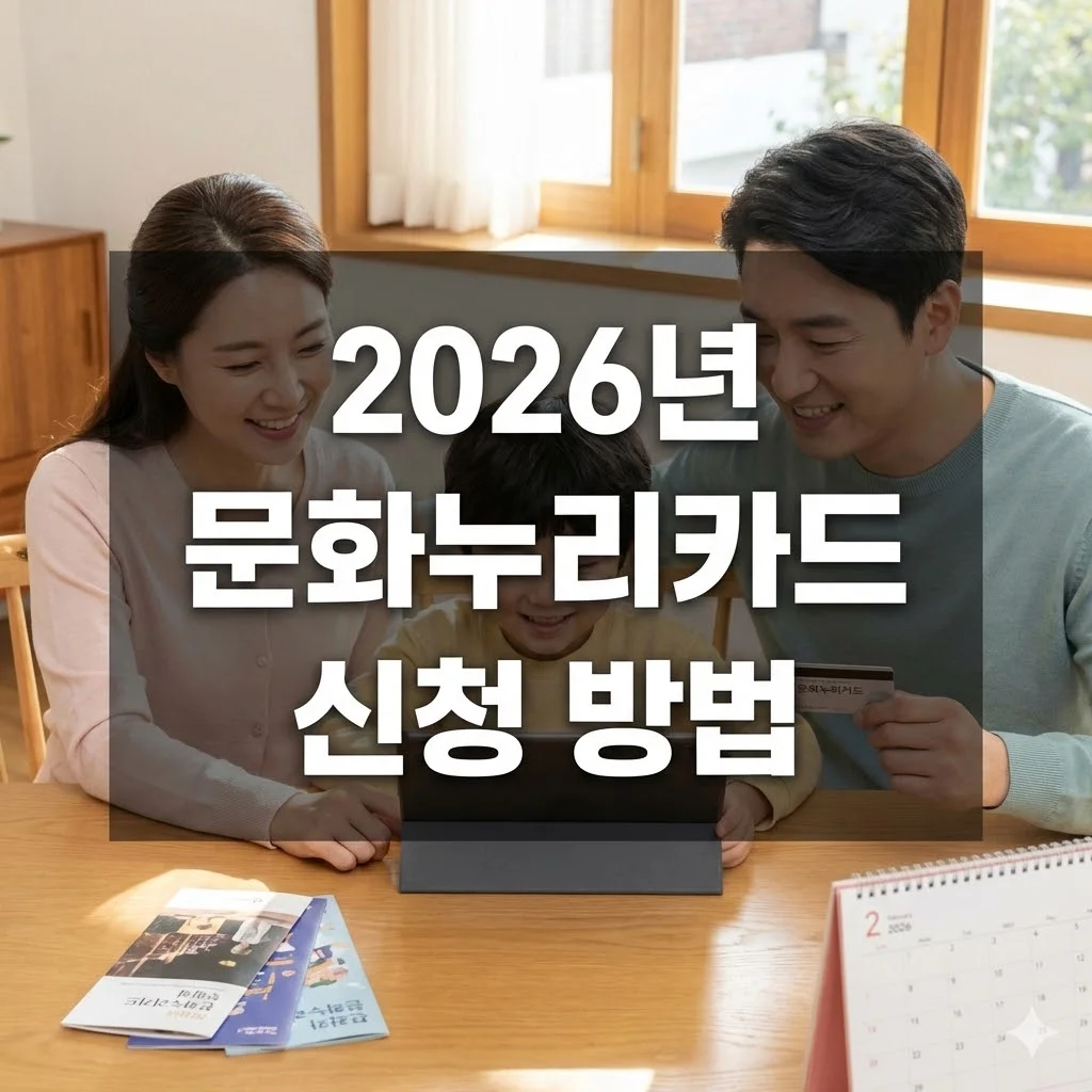 2026년 문화누리카드 신청 방법 - 2026년 문화누리카드 신청 방법