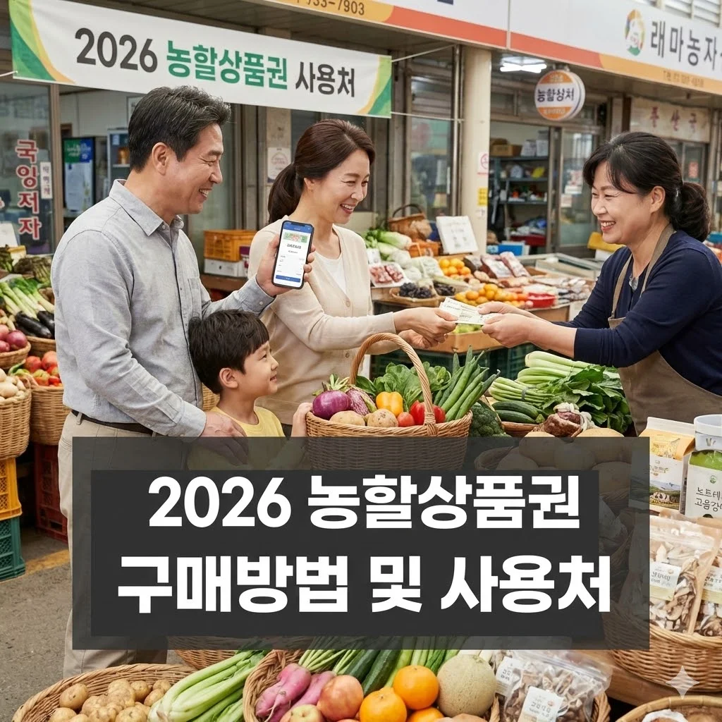 2026 농할상품권 구매방법 및 사용처, 30% 할인받고 장보기 - 2026 농할상품권 구매방법 및 사용처