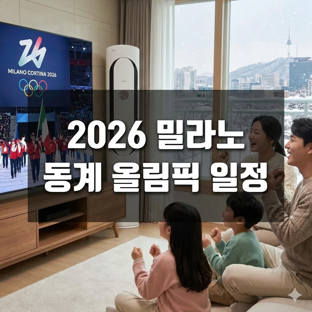 2026 밀라노 동계 올림픽 일정, 주요 종목, 중계 정보 완벽 가이드!