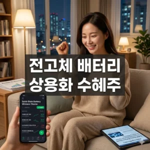 전고체 배터리 상용화 수혜주, 놓쳐선 안 될 수혜 기업은?