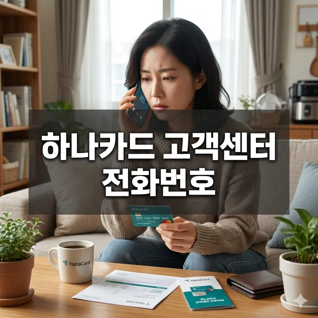 하나카드 고객센터 전화번호, 분실신고부터 상담원 연결 꿀팁까지!