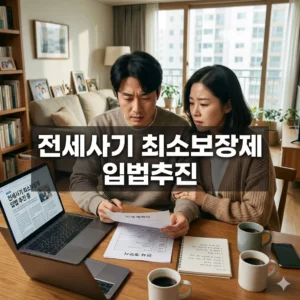 전세사기 최소보장제 입법추진, 2026년 핵심 내용과 시행 전망