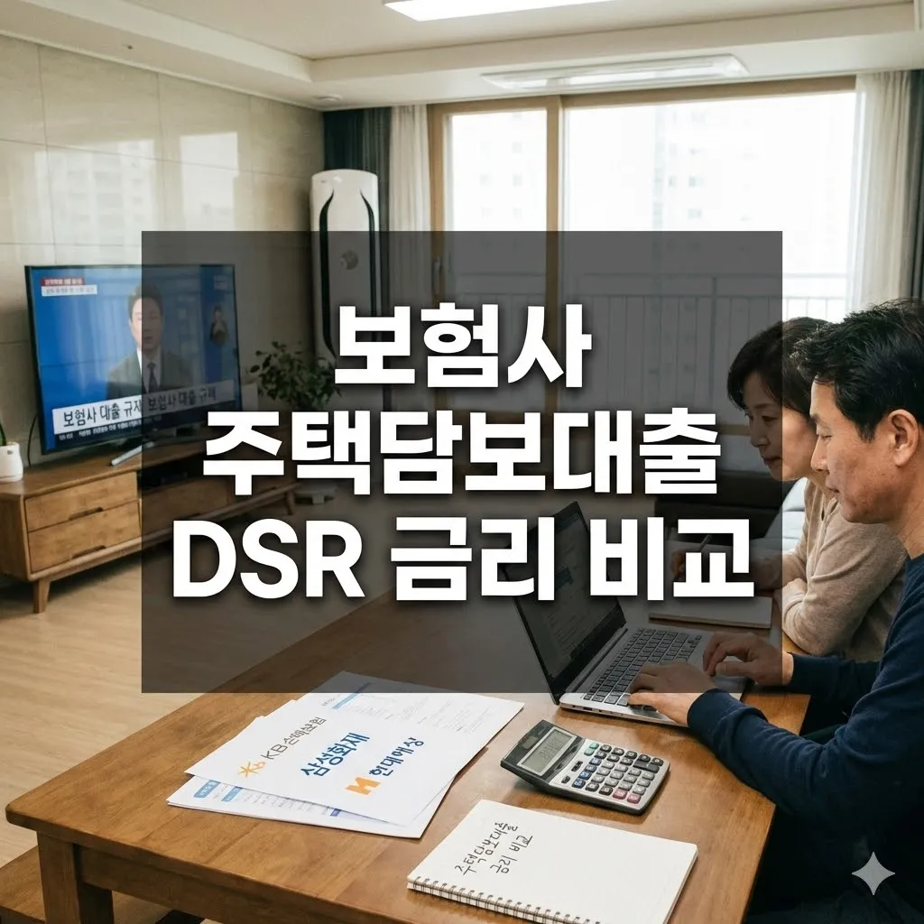 보험사 주택담보대출 DSR 금리 비교와 한도 늘리는 꿀팁 (2026)