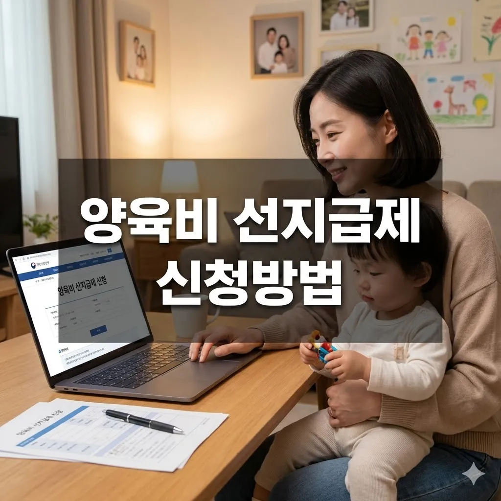 양육비 선지급제 신청방법 완벽 가이드 (2026)